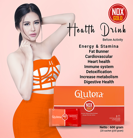 Glutera NOX GOLD with Arginine, Carnitine, Fruit Vegetables Fiber, Multivitamin Mineral, and Nutrients